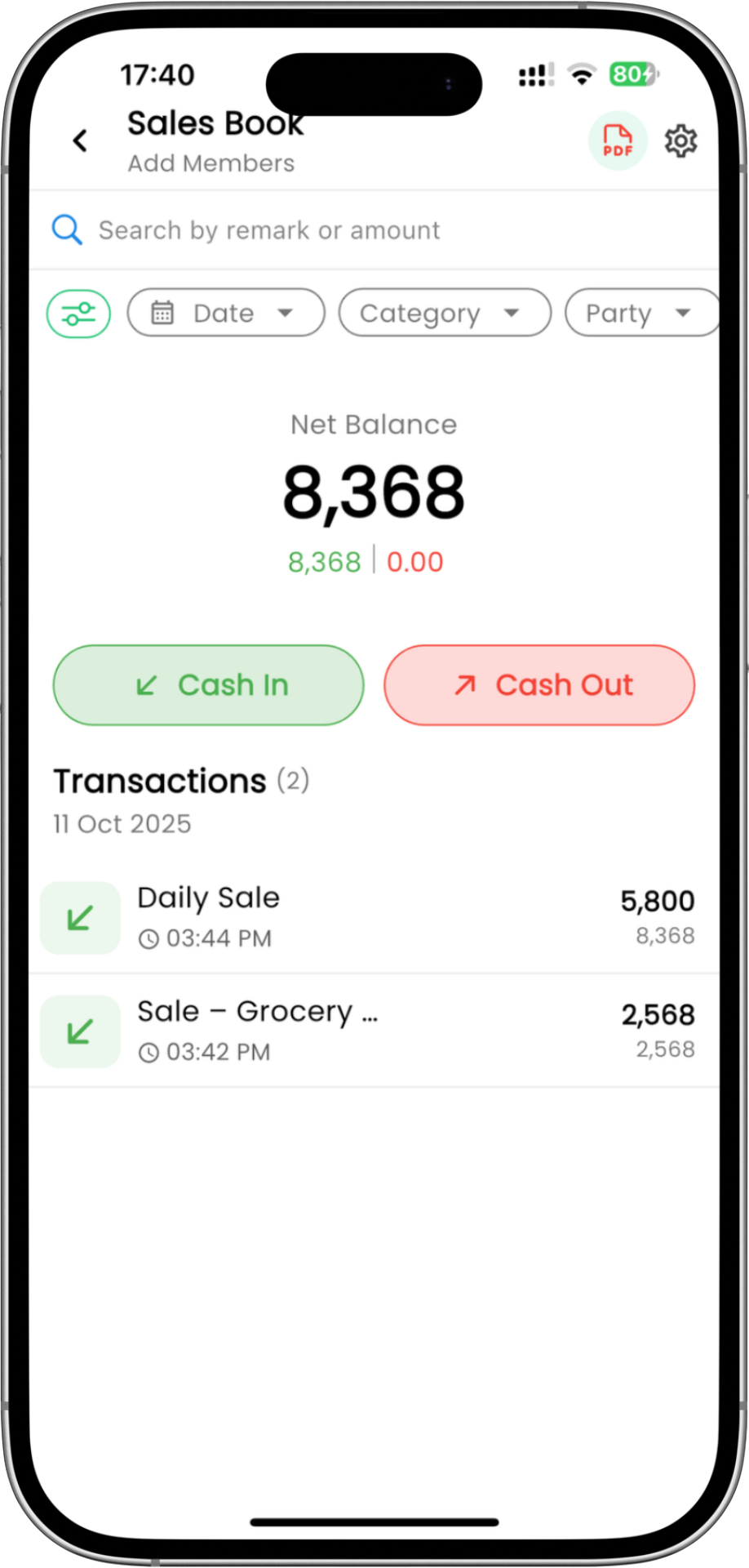 Cloud sync & reports